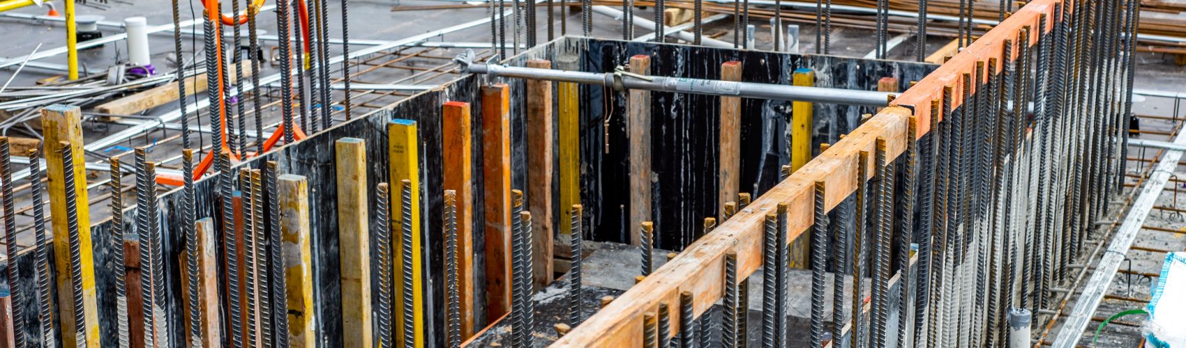 An Empty construction site of building